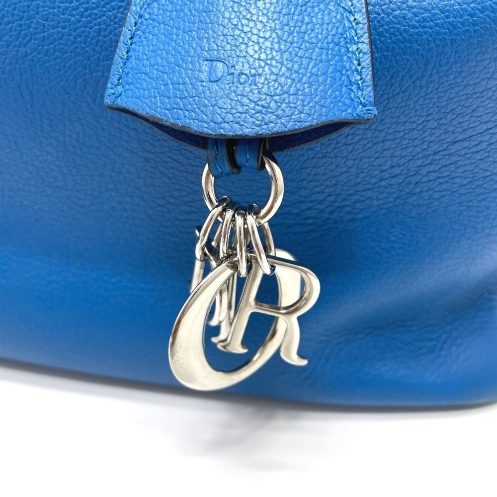 CHRISTIAN DIOR Blue Leather Shoulder Bag - Picture 15 of 16